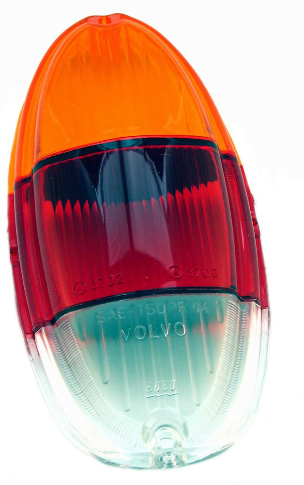 Bakljusglas Amazon 63- gult/rött/vitt