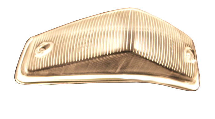 Blinkersglas 140 -72 vitt med sarg Vä