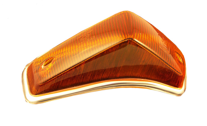 Blinkersglas 140 -72 med sarg Hö