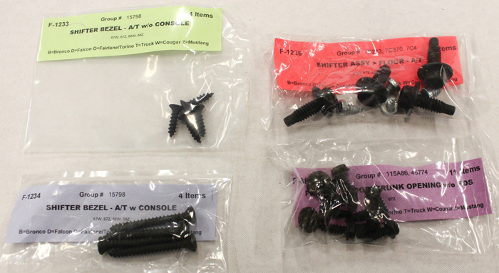 Monteringssats Mustang Inredning 67 FB std