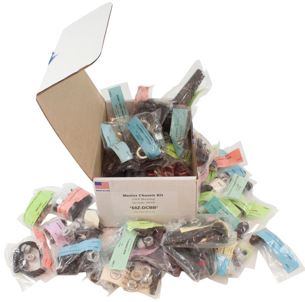 Skruvsats Chassi Mustang/Shelby 68 Skivbroms BB