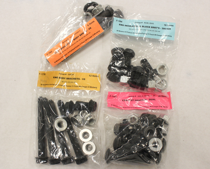 Skruvsats Chassi Mustang/Shelby 68 Skivbroms BB