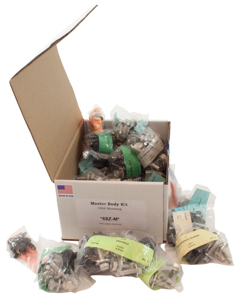 Skruvsats Kaross 68 Mustang