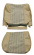 Klädsel Framsäte Amazon 1962 nougat Klädsel Framsäte Amazon 1962 nougat