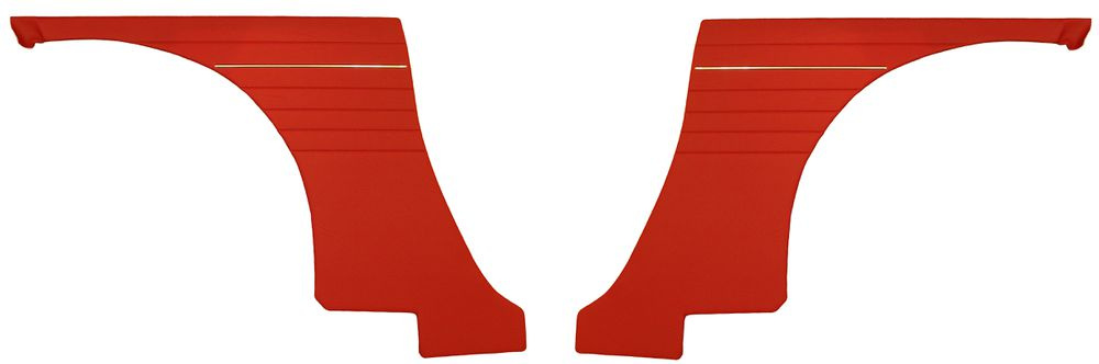Paneler Bakre sida 1800S/E 64-70 röd