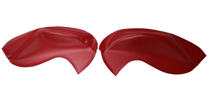 Klädsel Hjulhus 1800S/E 64-70 röd