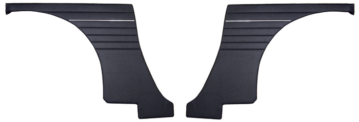 Paneler Bakre sida 1800S/E 64-71 svart