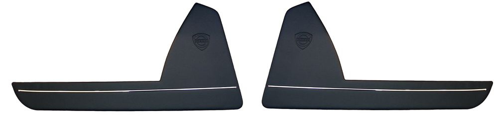 Dörrpaneler 1800S/E 64-71 svart undre