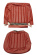 Klädsel Framsäte Amazon 1964 röd Export Klädsel Framsäte Amazon 1964 röd Export