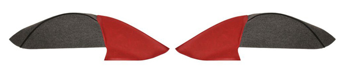 Klädsel Hjulhus 220 63-64 röd