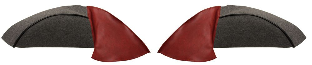 Klädsel Hjulhus 220 65-66 röd