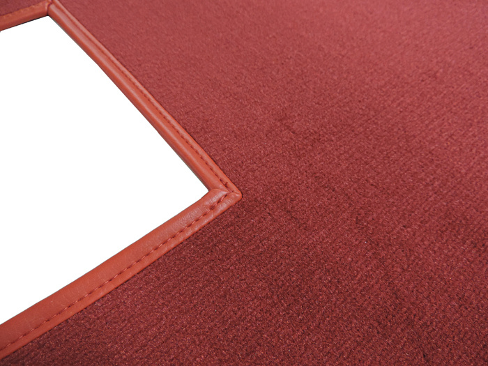 Mattsats 1800S 64-69 röd textil