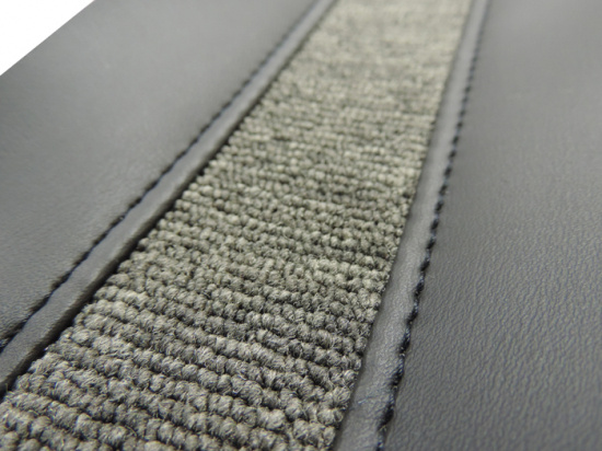 Mattsats 1800S 64-69 mörkgrå textil Hst