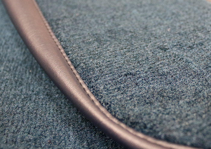 Mattsats 1800ES blå/svart textil