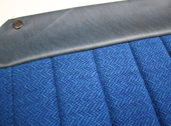 Klädsel Framsits 140 1973 blå