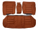 Klädsel Baksäte 140GL/164 73-74 brun Klädsel Baksäte 140GL/164 73-74 brun
