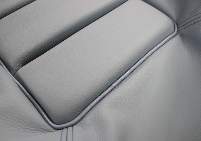 Klädsel Framsäte 1800ES 1973 blå läder