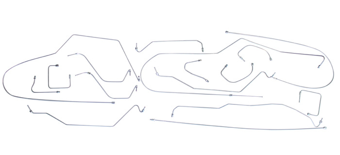 Bromsrörssats 140 1971 - tidig 1973