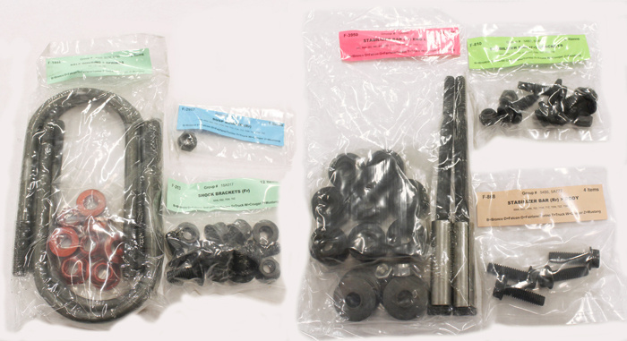 Skruvsats Chassie Mustang 70 Disc/Boss 302