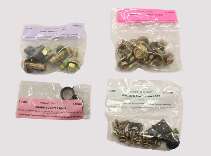 Monteringssats Motorrum Mustang 1972