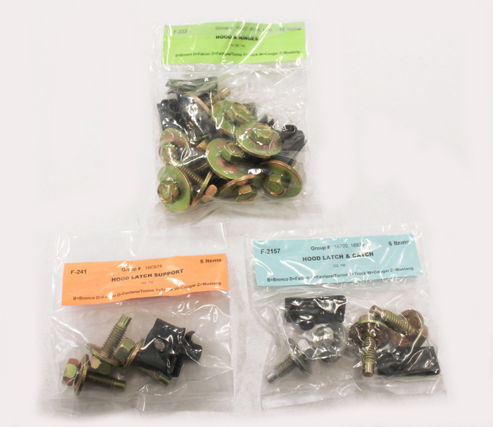 Monteringssats Motorrum Mustang 1972