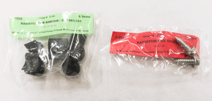 Monteringssats Motorrum Mustang 1972