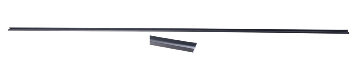 Plåtlist för gummilist dörr PV