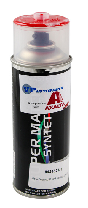 Motorfärg röd B16/B18/B20 SPRAY