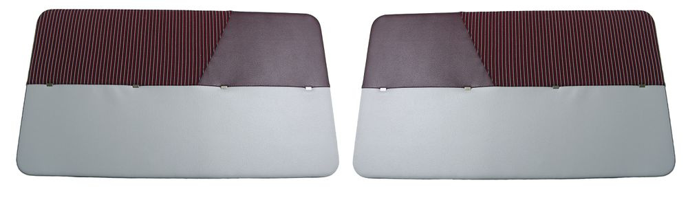 Dörrpaneler 444E-K 53-57 röd/grå