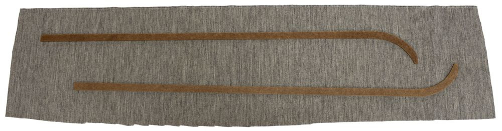 Paneler B-stolpe 444 51-54 grå