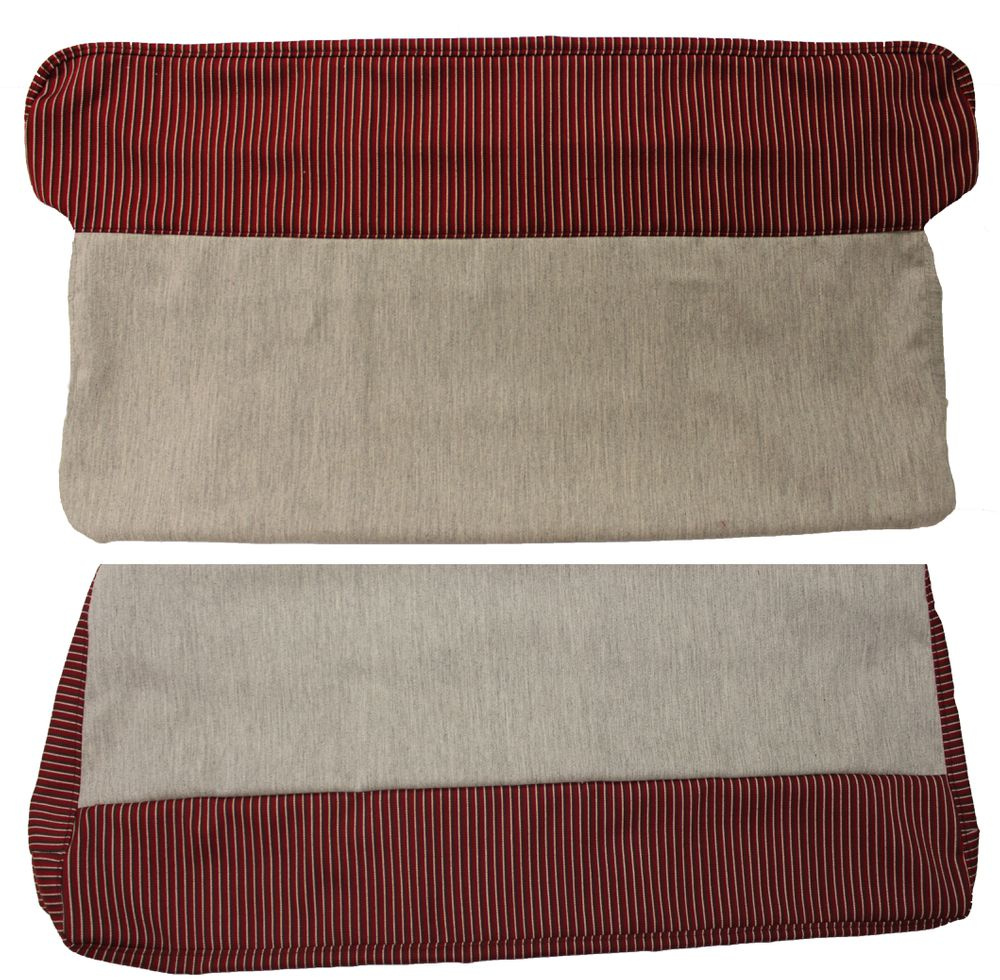 Klädsel Baksäte 444 51-55 röd/grå