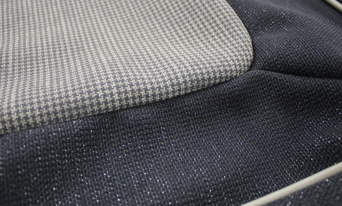 Klädsel Framsäte 444K-L 56-57 blå/grå