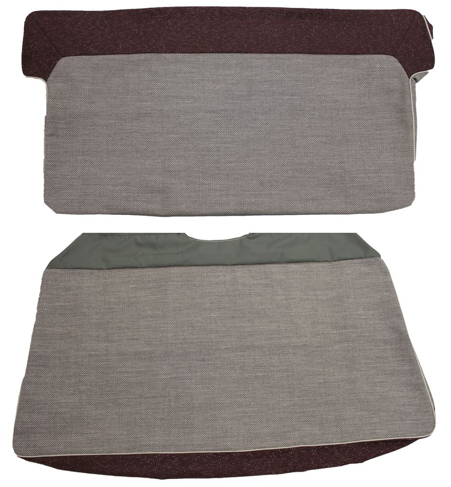 Klädsel Baksäte 444K-L 56-57 röd/grå