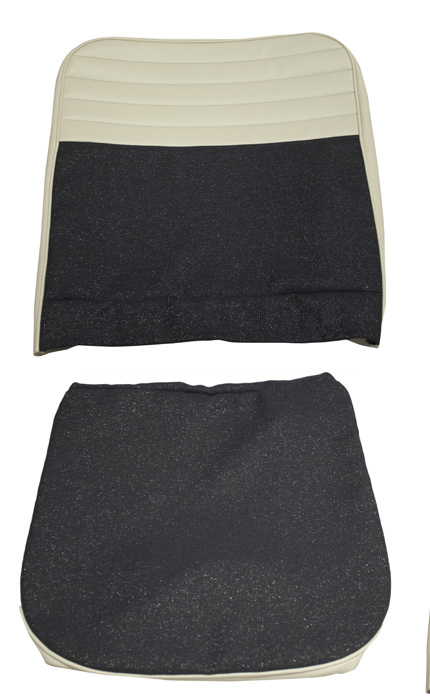 Klädsel Framsäte Amazon 4d 57-58 blå/silver Med fällbeslag