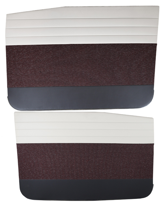 Dörrpaneler Amazon 4d 57-58 röd/silver fram