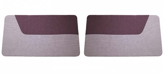 Dörrpaneler 444S-LS 56-57 röd/grå heltyg