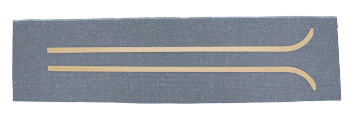 Paneler B-stolpe 444KS-LS 55-58 Grå/Blå