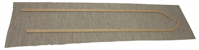 Paneler B-stolpe 444LS 57-58 grå