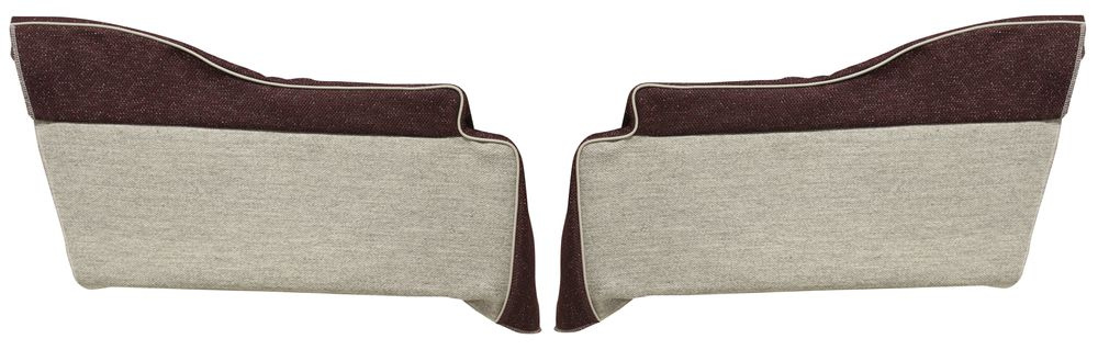 Paneler Bakre sida 444LS 57-58 röd/gråbeige undre