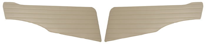 Paneler Bakre sida 444L 57-58 Export röd/beige övre