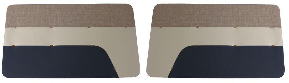 Dörrpaneler 444LS 57-58 blå/gråbeige