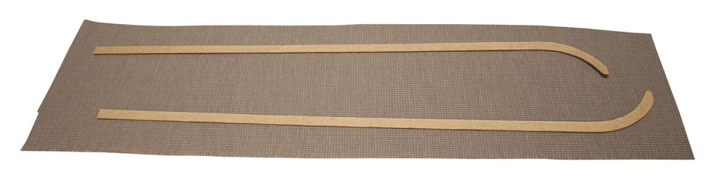 Paneler B-stolpe 444 1957 grå