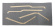 Panelsats B-stolpe/över dörr 445G-M 57-58 svart/grå