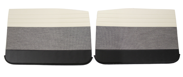 Dörrpaneler Amazon 4d 57-58 grå/svart fram