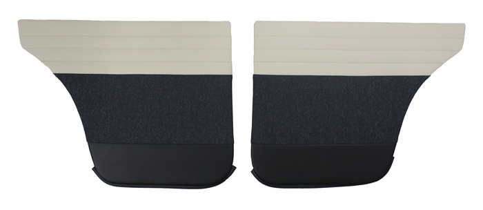 Dörrpaneler Amazon 4d 57-58 blå/silver bak