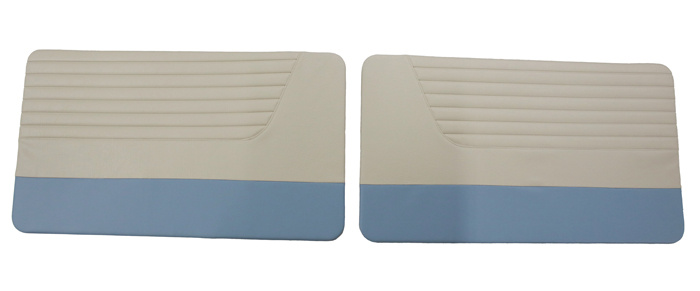 Dörrpaneler 444L 1957 Export Blå/Beige