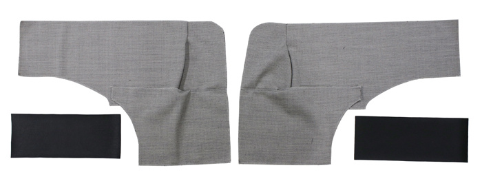 Klädsel Bakre sidor 544A 58-60 Favorit grå/svart