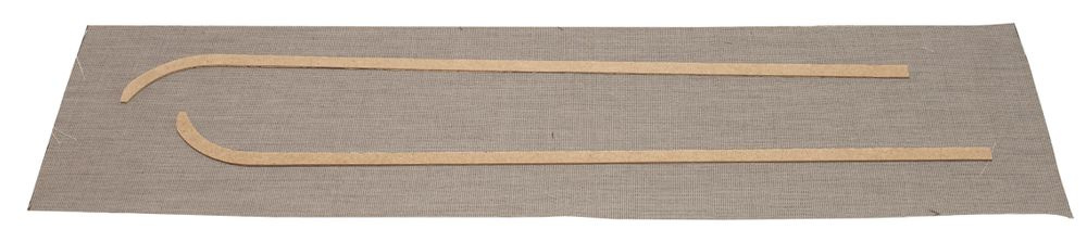 Paneler B-stolpe 544A 58-60 gråsvart