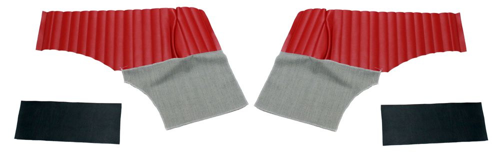 Paneler Bakre sida 544A 58-60 röd/grå