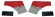 Paneler Bakre sida 544A 58-60 röd/grå